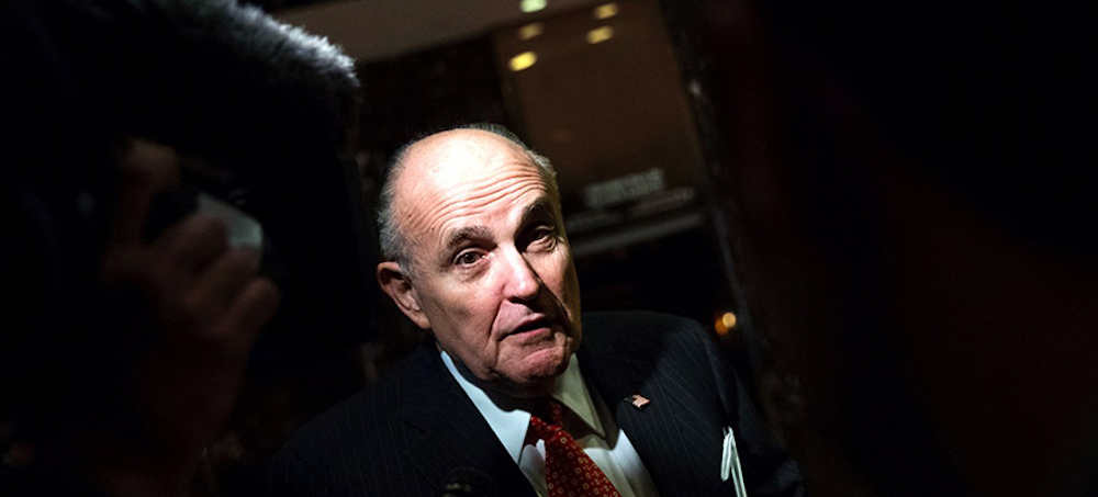 Rudy Giuliani Told by Prosecutors He Is a Target in Georgia Probe