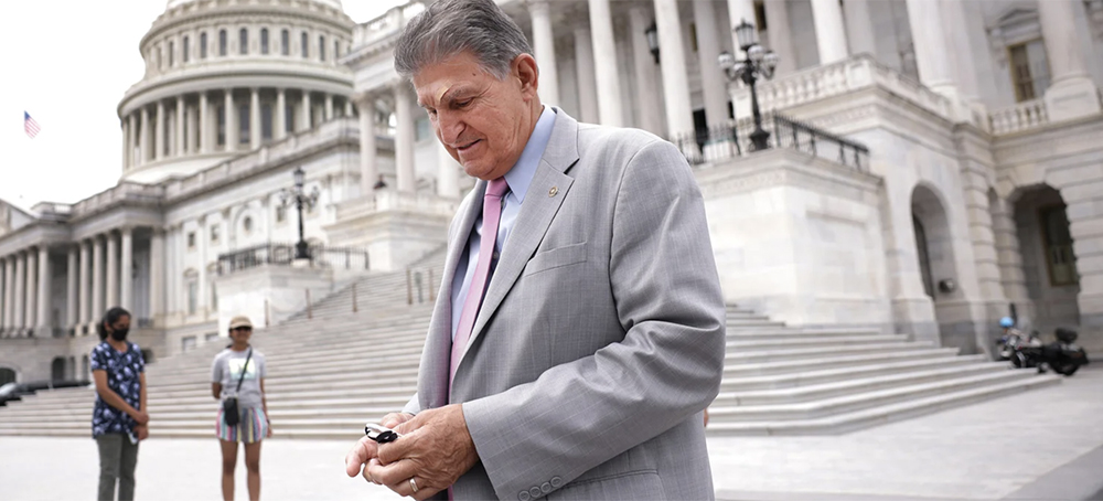 What Manchin's Op-Ed Lamenting the National Debt Is Really About
