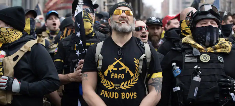 Messages: Officer Often Fed Information to Proud Boys Leader