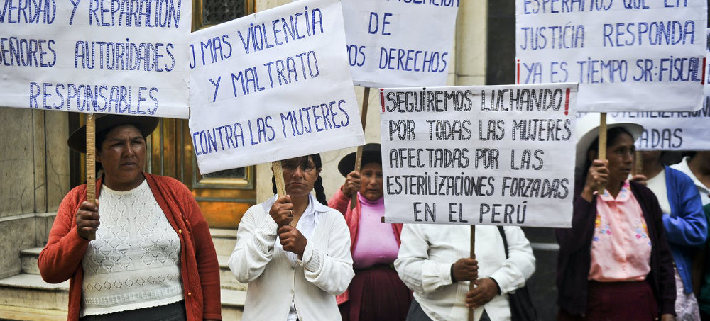 Victims of Former Peruvian Dictator Fujimori's Mass Sterilizations Demand Justice