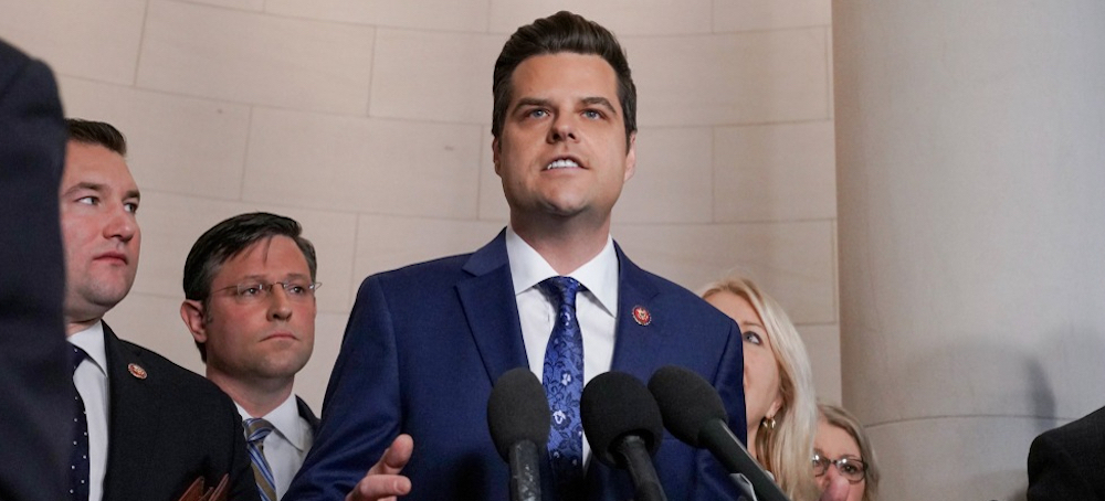 Matt Gaetz and Steve Bannon Said an 'Army of Patriots' and 'Shock Troops' Should Take Over the Government if Trump Runs and Wins in 2024