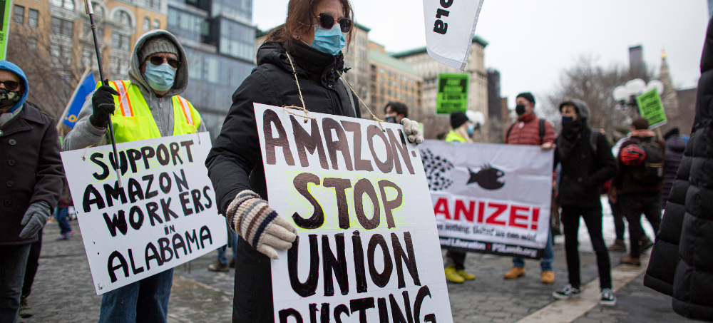 US Workers in New Push for Level Playing Field in Unionization Efforts