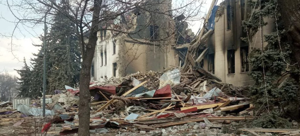 Survivors Emerge From Rubble of Mariupol Theater Bombed by Russia