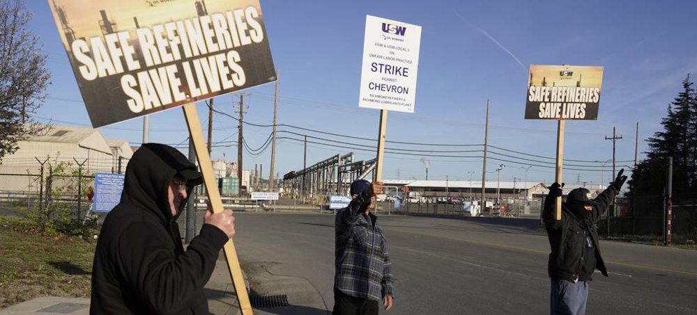 Workers Go on Strike at California Refinery Owned by Chevron