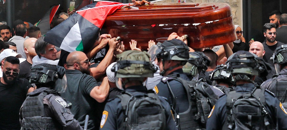 Israeli Police Attack Funeral Procession for Shot Journalist Shireen Abu Aqleh