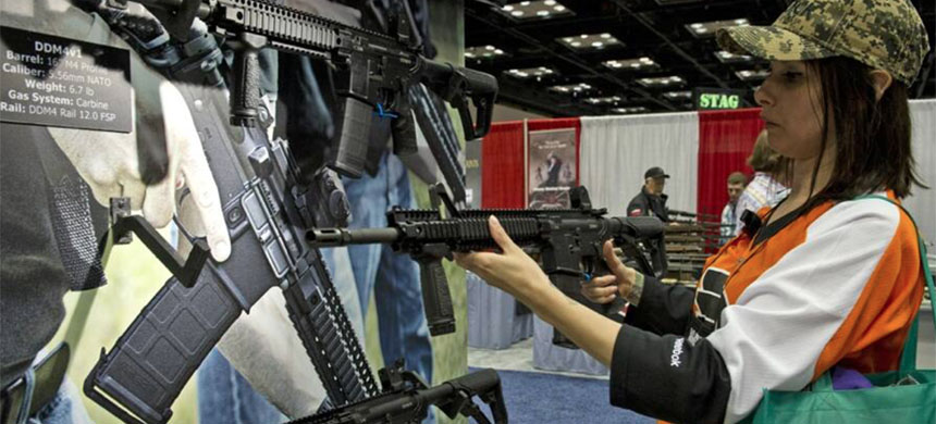 The Pentagon Is Funding the Same Gun Makers Democrats Want to Regulate