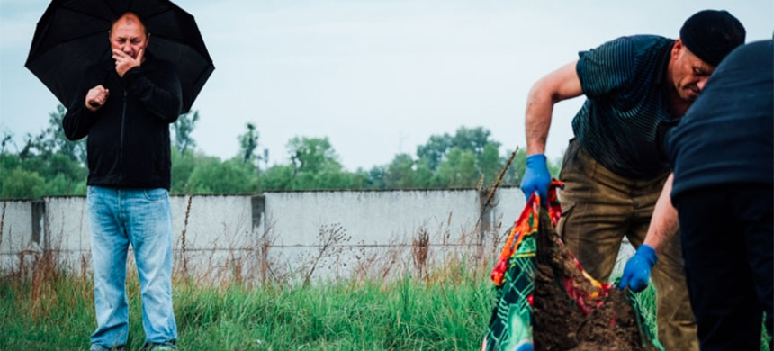 A Harrowing Task: Exhuming Ukraine's Dead for War Crimes Investigations