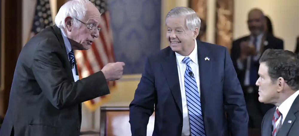 Bernie Sanders Skewers Lindsey Graham in 'Full-On Socialism' Debate