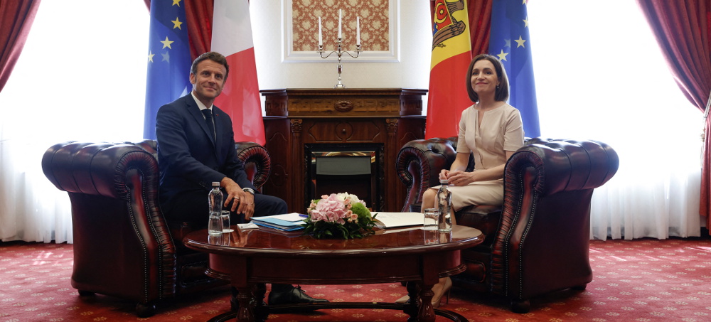 France's Macron Says Moldova's Bid to Join EU 