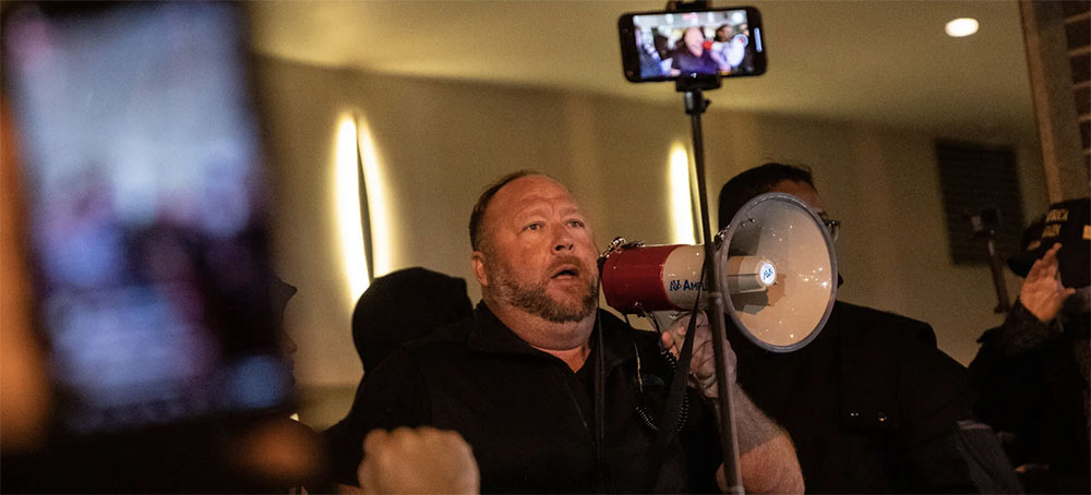 Ties Between Alex Jones and Radio Network Show Economics of Misinformation