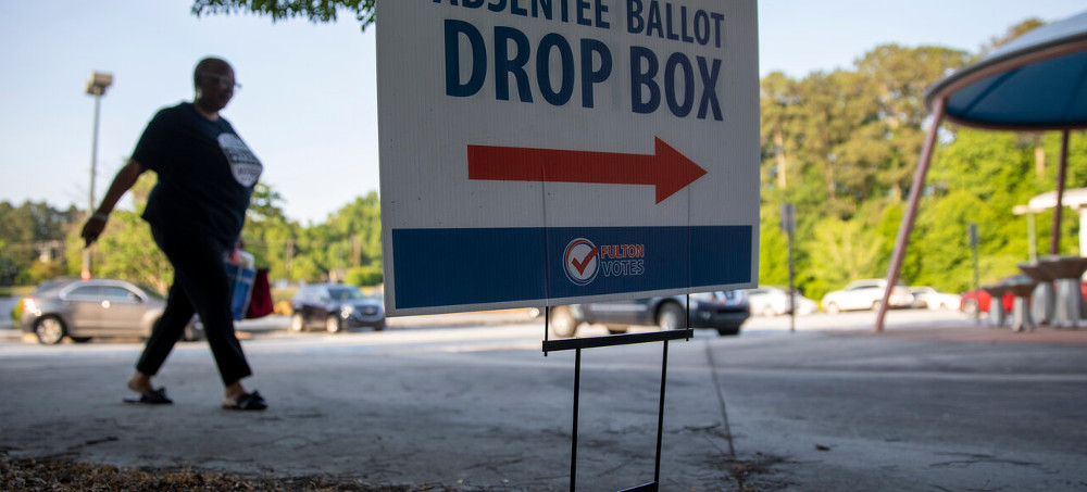 A New Georgia Voting Law Reduced Ballot Drop Box Access in Places That Used Them Most