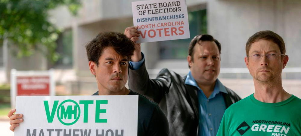 Democrats Bareknuckle Green Party Off North Carolina Ballot