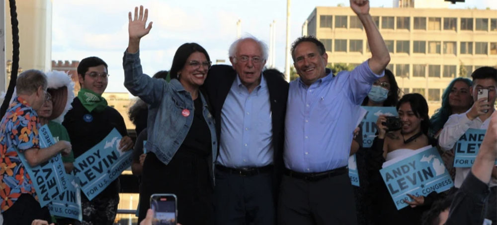 Bernie Sanders Campaigns for Michigan Progressives