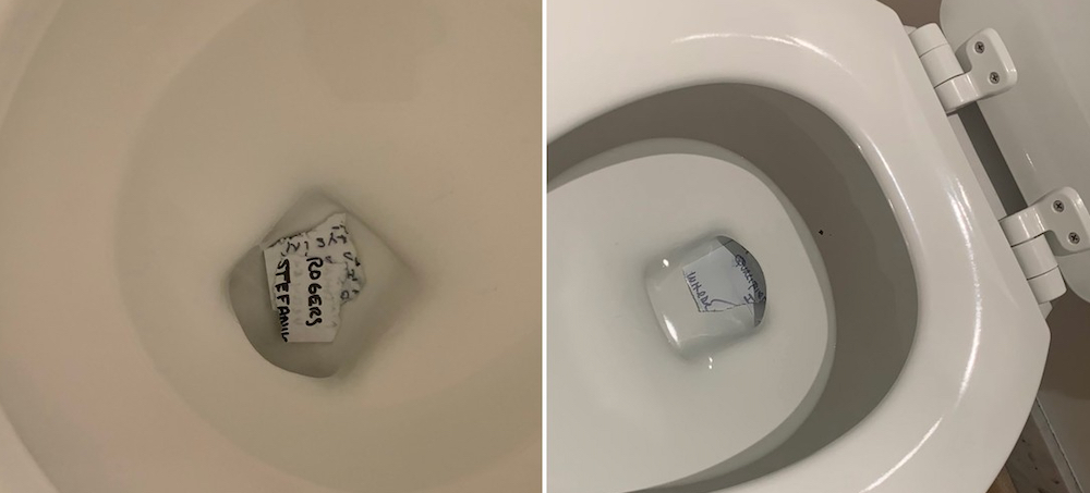 Photos Appear to Show Trump White House Documents in a Toilet Ready to Be Flushed