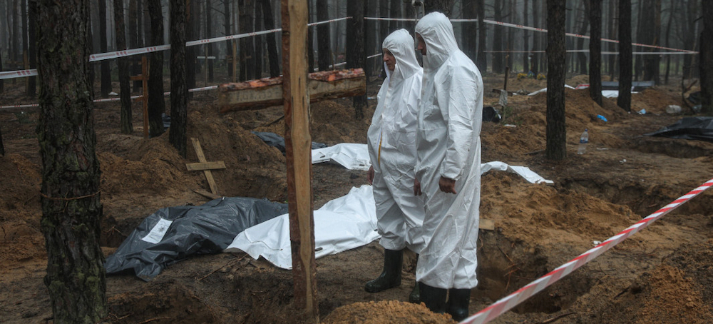 Mounting Evidence of Russian War Crimes Found in Liberated Kharkiv Oblast