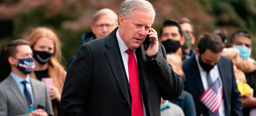 Meadows Texts Reveal Direct White House Communications With Pro-Trump Operative Behind Plans to Seize Voting Machines