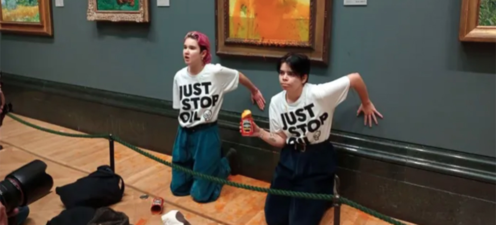 Throwing Soup at Paintings Won't Save the Climate