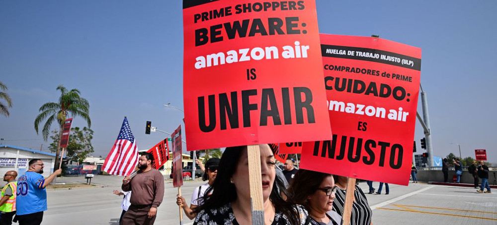 Amazon Workers Staged Walkouts at 4 Warehouses for Prime Week