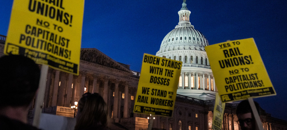House Votes to Pass Bill Forcing Rail Labor Deal to Avoid Strike