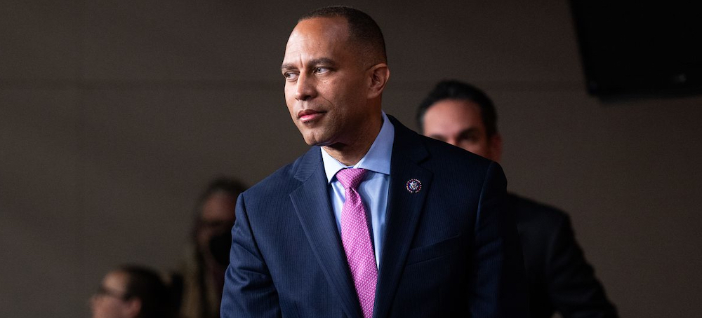 Hakeem Jeffries Said Trump’s Attack on Iran Was Unconstitutional. What’s He Going to Do About It?
