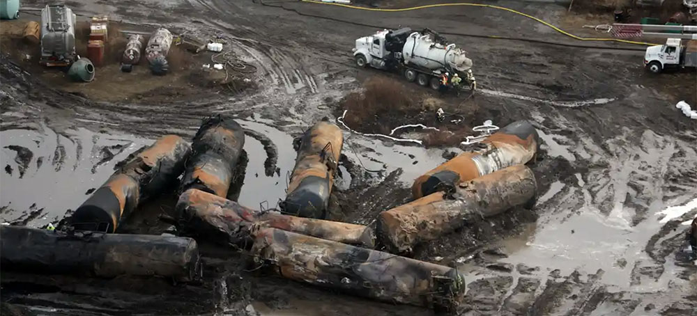 Ohio Catastrophe Is ‘Wake-Up Call’ to Dangers of Deadly Train Derailments