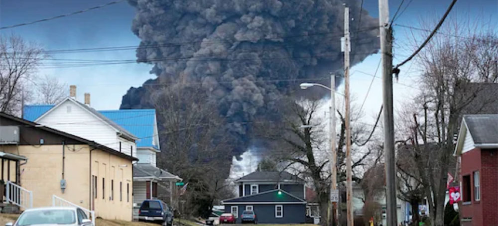 Residents Wonder Whether It's Safe to Return After Toxic Train Derailment