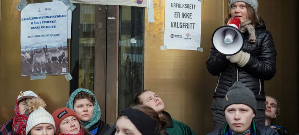 Greta Thunberg, Dozens of Activists Block Norway’s Energy Ministry