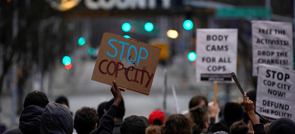 Protesters Take to the Streets Against So-Called 'Cop City' Police Training Facility