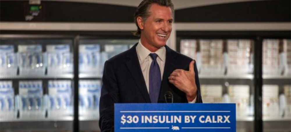 Gavin Newsom Announces $50-Million Contract to Make California's Own Brand of Insulin