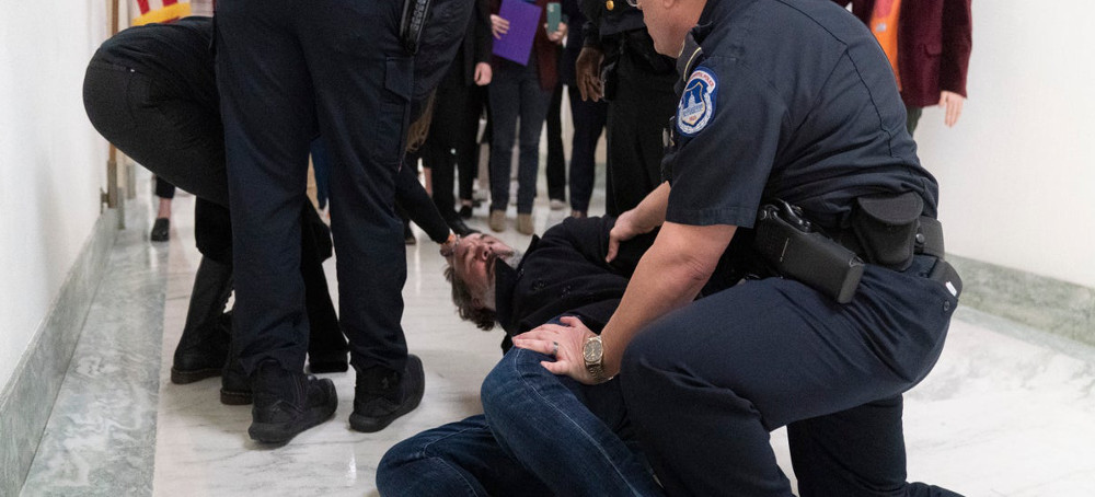 Father of Parkland Victim Arrested at Congressional Hearing on Guns