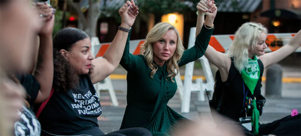 Florida Democratic Chair, Lawmaker Among 11 Detained at Abortion Rally