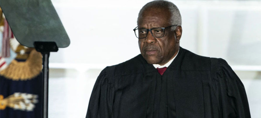 Clarence Thomas Has Long Fought to Kill Laws Requiring Transparency in Political Spending