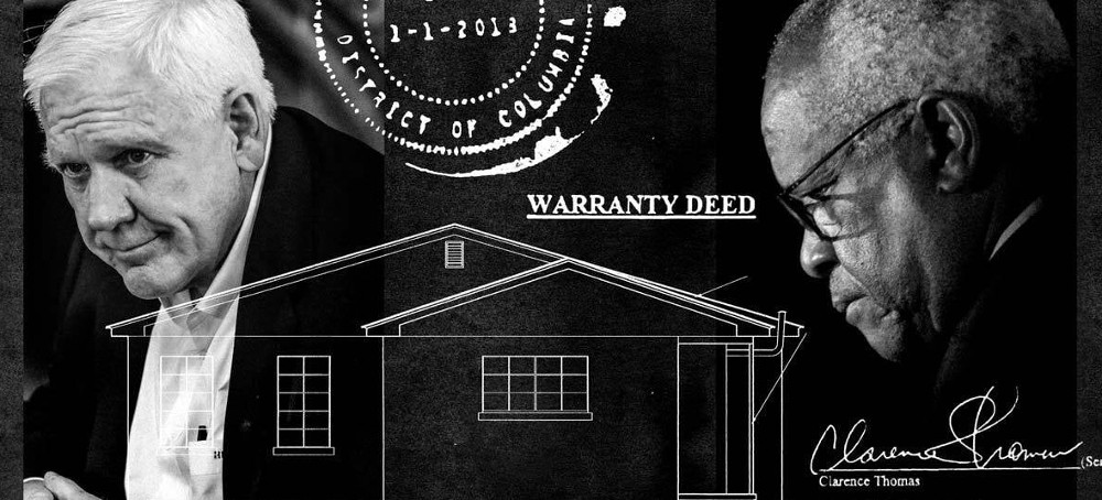 Billionaire Harlan Crow Bought Property From Clarence Thomas. The Justice Didn't Disclose the Deal.