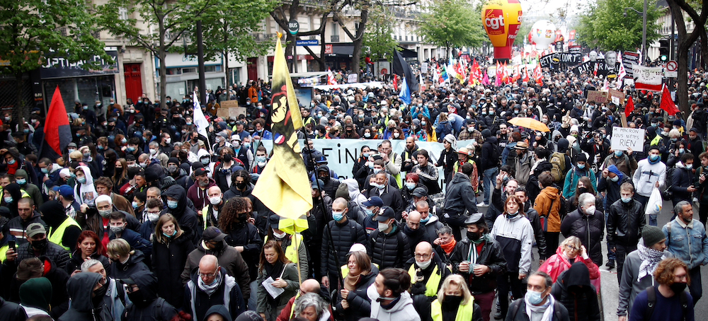 Clashes Erupt at French May Day Protests Against Macron