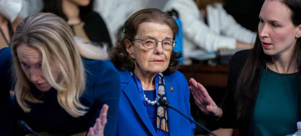 Senator Dianne Feinstein Hospitalized After Falling in Her Home