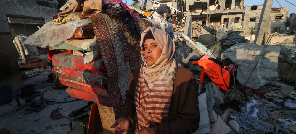 Palestinians in Gaza 