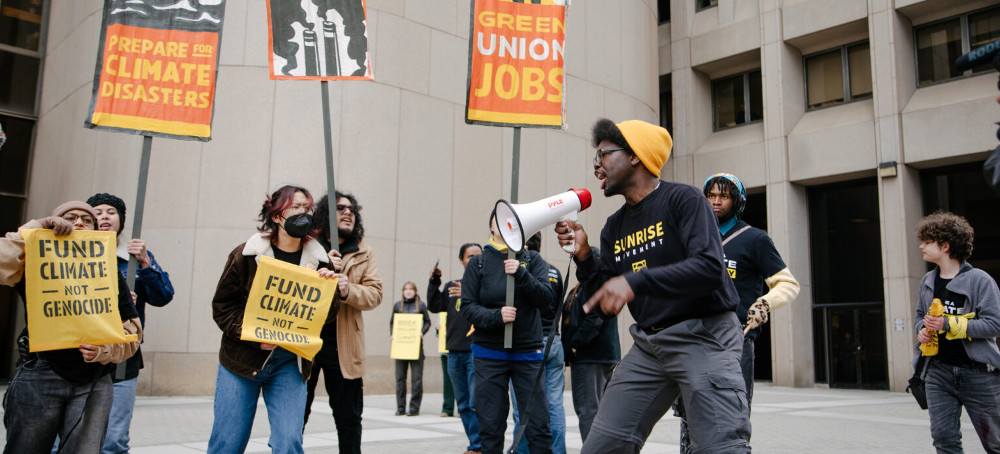 'Lead or Lose!' Young People Arrested at Biden's Campaign Headquarters Call for Climate Action and a Ceasefire