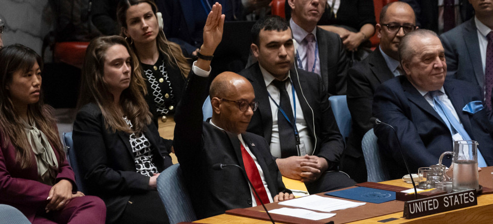 US Vetoes Palestinian Request for Full UN Membership