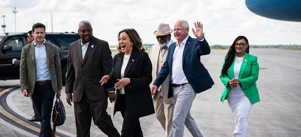 Kamala Harris and Tim Walz Are Taking a Bus Tour Through Rural Georgia.