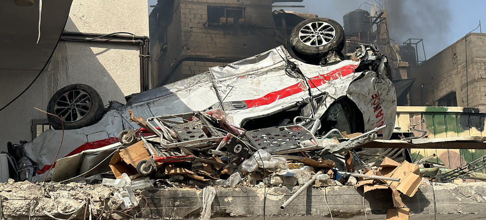Israeli Forces Leave a Trail of Destruction After Dayslong Siege at one of Gaza’s last Hospitals