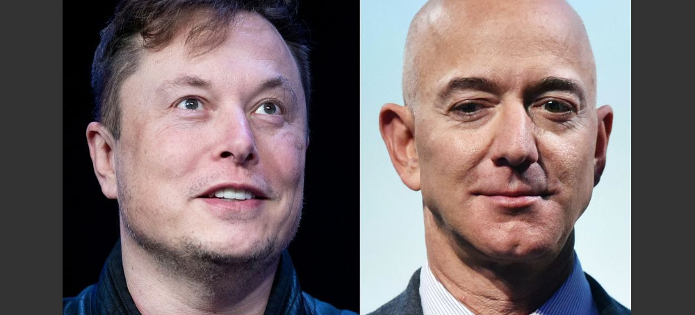 Bezos and Musk in Fierce Contest to See Who Can Lose More Customers