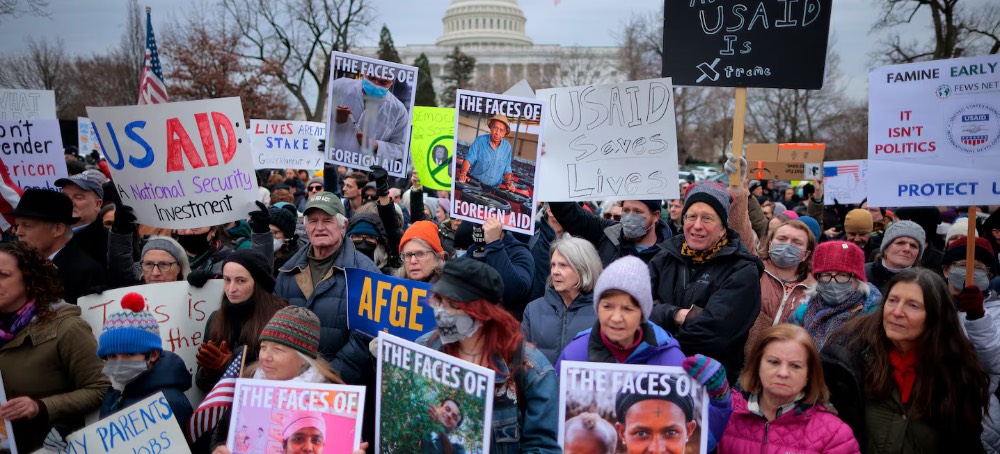 Protesters in Cities Across the US Rally Against Trump’s Policies, Project 2025 and Elon Musk