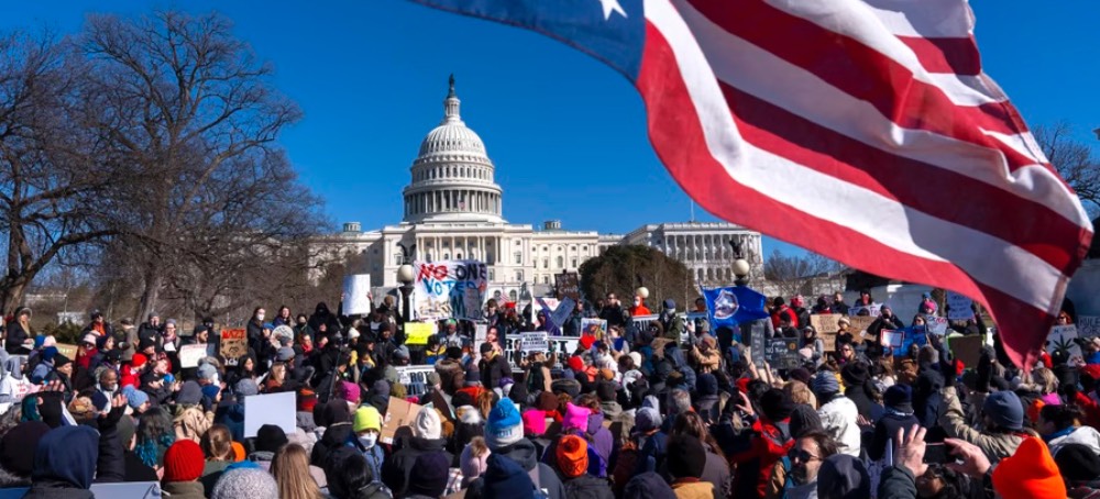 ‘Not My President’s Day’: Thousands Gather in Protest Against Trump