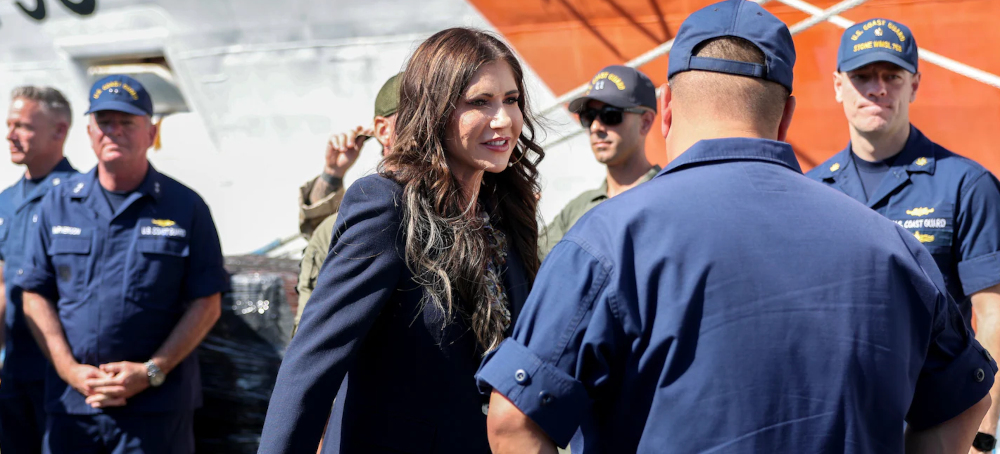 Kristi Noem Is Living Rent Free in Home Typically Used by Coast Guard Commandant