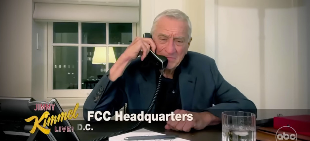 Jimmy Kimmel and Robert De Niro Revive the 1st Amendment