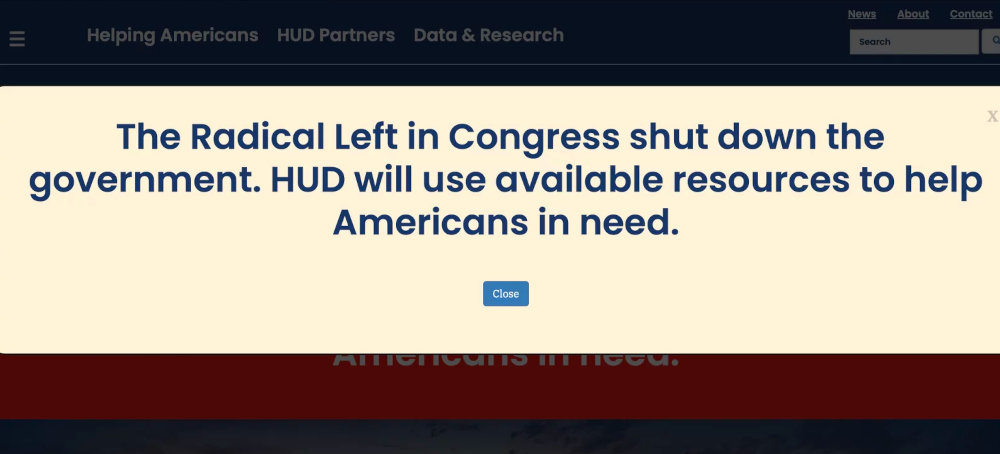 Trump Administration Uses Taxpayer Dollars to Blame Democrats for Government Shutdown