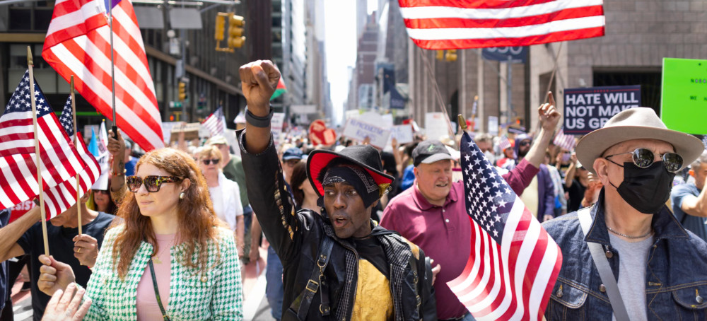 Protesters Fill the Streets in Cities Across the US to Denounce Trump Agenda