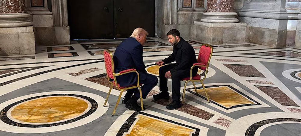 Trump Meets Zelenskyy During Visit to Pope Francis' Funeral
