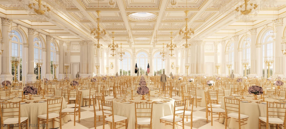 Trump’s Gilded Ballroom and the Fall of the American Republic