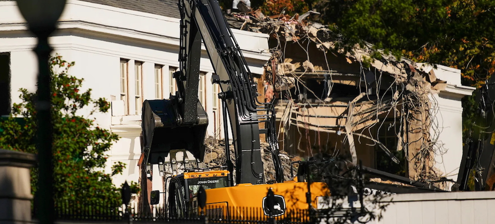 National Trust Sues to Stop Trump’s Ballroom Construction